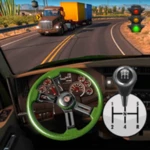 us heavy modern truck: new driving simulator android application logo